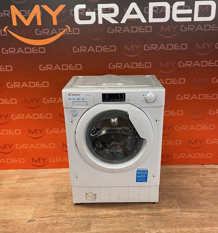 candy 8kg integrated washing machine